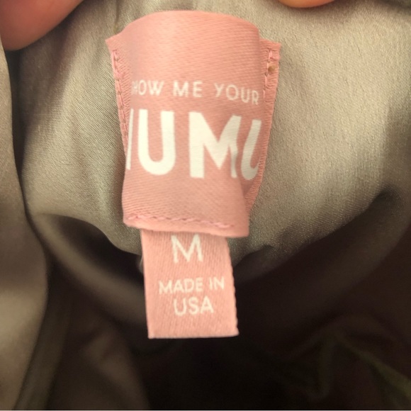 Show Me Your MuMu Olive Green Midi Dress - Picture 10 of 13